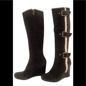 Kenneth Cole reaction triple flirt suede boots size 6.5 price firm!